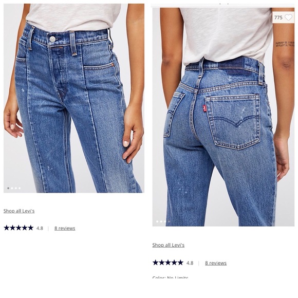 SHIPS TODAY Levi’s High Waisted jeans - Picture 6 of 8